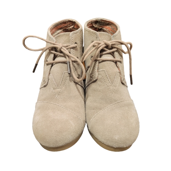 💙EUC | TOMS | Desert Wedge Bootie | Size 9 - Picture 3 of 10
